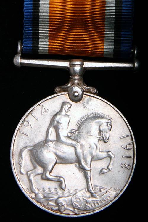British War Medal Reverse