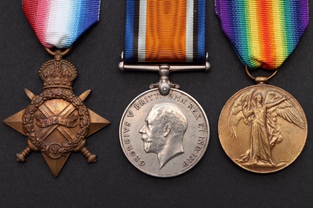 WW1 Medals 1914-15 Star Trio