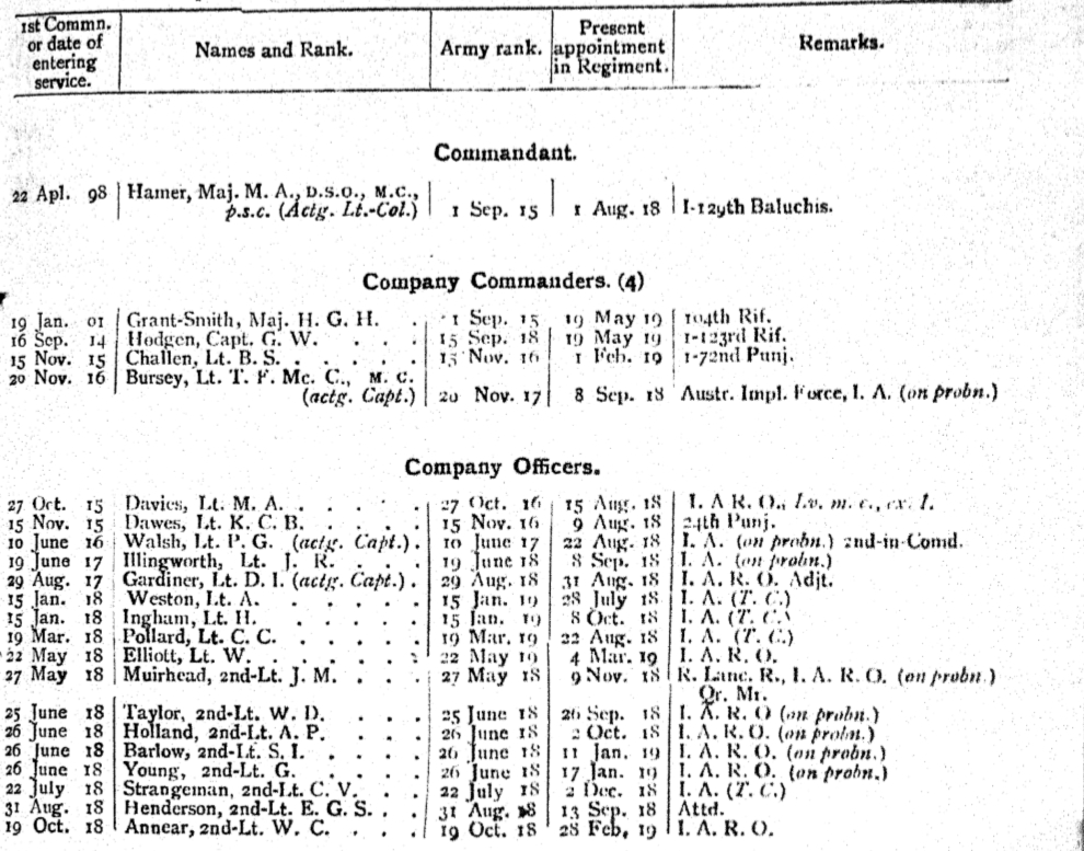 2nd Battalion 125th Napier's Rifles