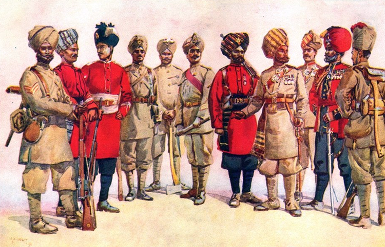 Indian Infantry Regiments WW1