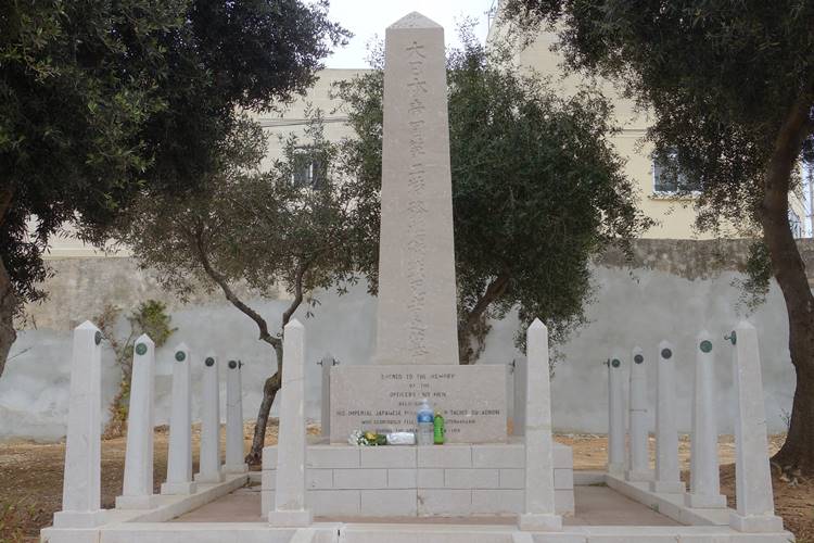 Japanese Memoiral MALTA (CAPUCCINI) NAVAL CEMETERY