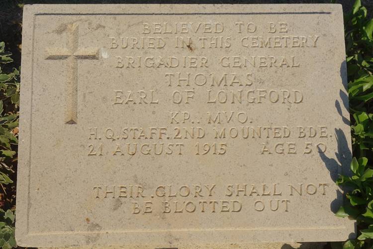 Brigadier General Thomas Green Hill Cemetery Gallipoli