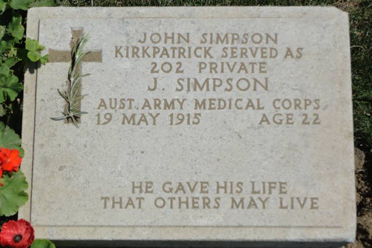 Simpson Beach Cemetery ANZAC Gallipoli