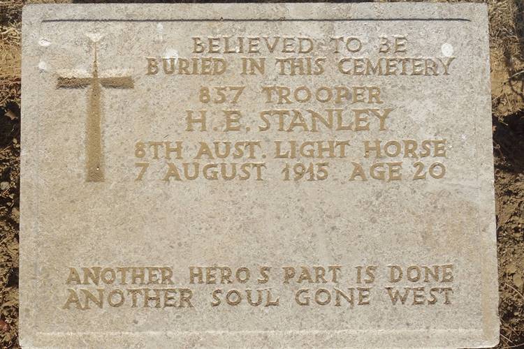 Stanley The Nek Cemetery ANZAC