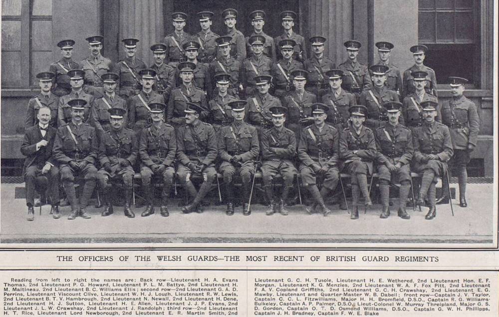 Officers of the Welsh Guards 1915