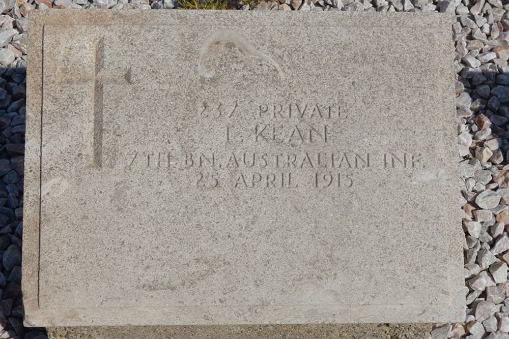 Thomas Kean Australian Imperial Force Plugge's Plateau Cemetery